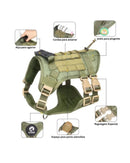 Colete de Treinamento Tático para Cães Grandes