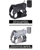 Colete de Treinamento Tático para Cães Grandes