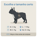 French Confort - Peitoral confortável e seguro para Bulldogs Franceses