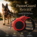 PastorGuard Retrátil™ | Coleira Retrátil de Segurança para Pastor Alemão