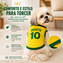 Shih Tzu Camisa 10™ - Camisa Brasil Personalizada com Nome do Pet