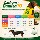 Dash Camisa 10™ - Camisa Brasil Personalizada com Nome do Pet