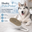 Husky PeloPolar™ | Escova Vaporizada Anti-Pelos para Husky Siberiano