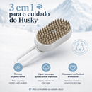 Husky PeloPolar™ | Escova Vaporizada Anti-Pelos para Husky Siberiano