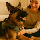 Colete Guardião™ – Potência, Postura e Proteção para Pastores Alemães