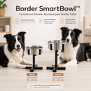 Border SmartBowl™ -  Comedouro Elevado Ajustável para Border Collie