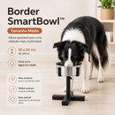 Border SmartBowl™ -  Comedouro Elevado Ajustável para Border Collie