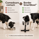 Border SmartBowl™ -  Comedouro Elevado Ajustável para Border Collie