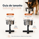 Pastor EliteBowl™ - Comedouro Elevado Ajustável para Pastor Alemão