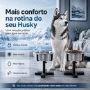Husky ArcticBowl - Comedouro Elevado Ajustável para Husky Siberian