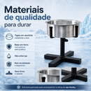 Husky ArcticBowl - Comedouro Elevado Ajustável para Husky Siberian