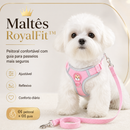Maltês RoyalWalk™- Colete Confortável para Maltês