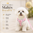 Maltês RoyalWalk™- Colete Confortável para Maltês