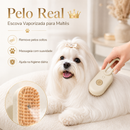 Pelo Real 👑 - Escova Vaporizada para Maltês