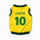 Shih Tzu Camisa 10™ - Camisa Brasil Personalizada com Nome do Pet