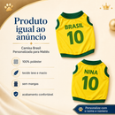 Maltês Craque Real™ - Camisa Brasil Personalizada