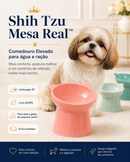 Shih Tzu Mesa Real™ - Comedouro Elevado para Shih Tzu