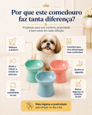 Shih Tzu Mesa Real™ - Comedouro Elevado para Shih Tzu