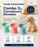 Poodle ComfortMeal™ - Comedouro Elevado para Poodles