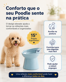 Poodle ComfortMeal™ - Comedouro Elevado para Poodles