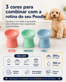Poodle ComfortMeal™ - Comedouro Elevado para Poodles