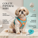 Colete Imperial Shih - Passeios com mais conforto, elegância e segurança para o seu Shih-Tzu