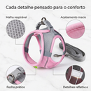 Peitoral Respirável com Guia para Pequenos Pets