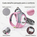 Peitoral Respirável com Guia para Pequenos Pets