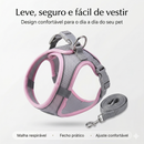 Peitoral Respirável com Guia para Pequenos Pets