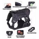 Colete Peitoral Militar para Cães + Guia Reforçada Inclusa