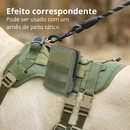 Colete Peitoral Militar para Cães + Guia Reforçada Inclusa