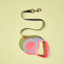 Coleira Retrátil Automática para Cães, corda extensível de 3m/5m para viagens ao ar livre, e passeios