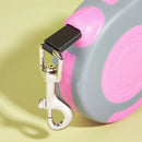Coleira Retrátil Automática para Cães, corda extensível de 3m/5m para viagens ao ar livre, e passeios