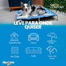 Tapete Refrescante Pet Gelado Tamanho M 90x60cm Dias Quentes Verão Cachorros Gatos Frescor MecG Pet