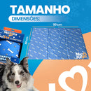 Tapete Refrescante Pet Gelado Tamanho M 90x60cm Dias Quentes Verão Cachorros Gatos Frescor MecG Pet