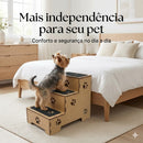 Passo Seguro – Escada Pet Ergonômica 3 Degraus