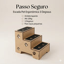 Passo Seguro – Escada Pet Ergonômica 3 Degraus